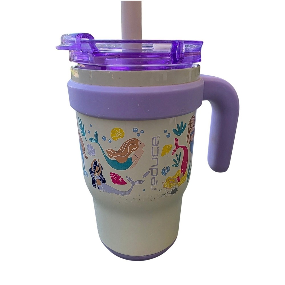 Reduce Coldee 2.0 Kids Mermaid Stainless Steel Insulated Mug Tumbler 14oz E3